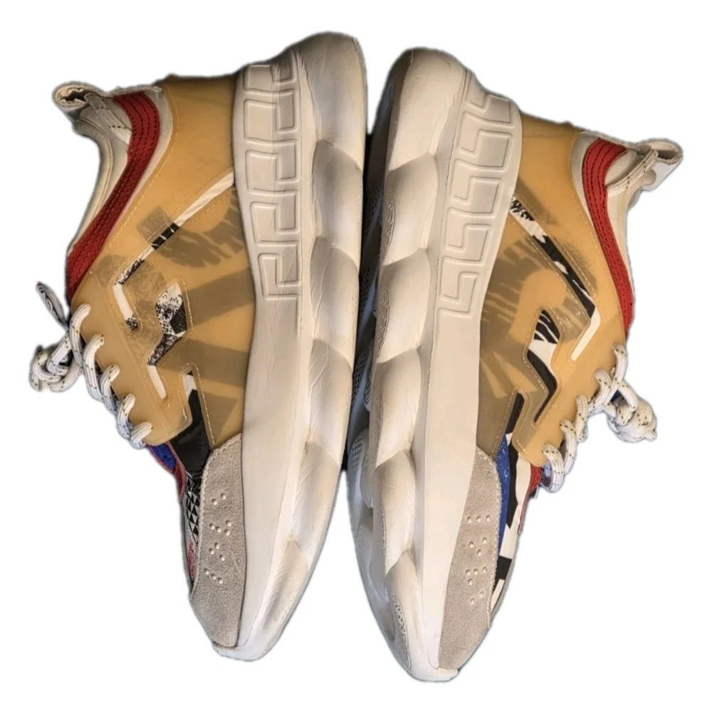 Versace Chain Reaction “Clash” Mixed Color Trainers EU 43 Men's US Size 10 - Picture 7 of 15